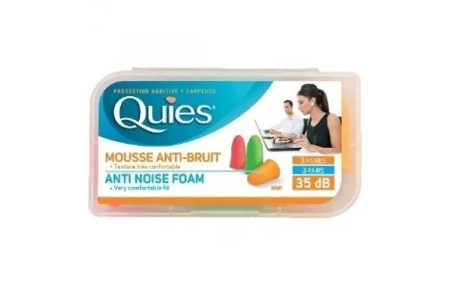 Quies Anti Noise Foam Earplugs Multi-colour