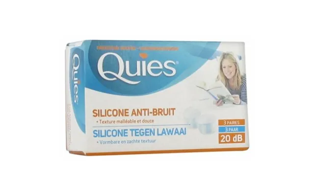 Quies Translucent Silicone Earplugs For Hearing Protection 3 Paires