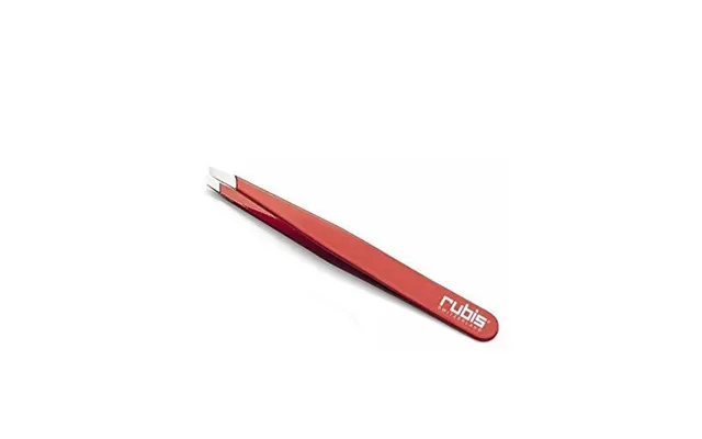 Rubis Slanted Tip Red Tweezers 130