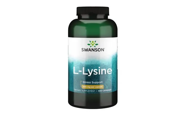 Swanson L-lysine 500 Mg Food Supplement 100 Capsules