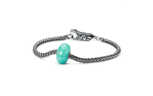 Trollbeads Amazonite Sterling Silver Bracelet With Soft Wind Of Change Lock 18cm