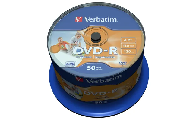 Verbatim 43533 Blank Dvd 4.7 Gb Dvd-r 50 Pc S