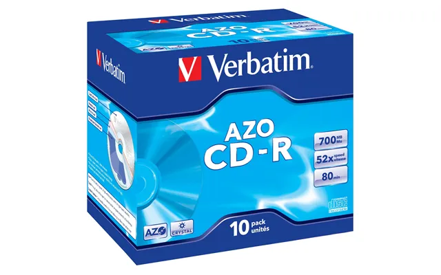 Verbatim Cd-r Azo Crystal 700 Mb 52x 10 Pc S