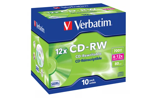 Verbatim Cd-rw 12x 700 Mb 10 Pc S