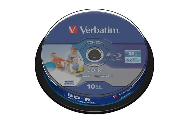 Verbatim Datalife 6x Bd-r 25 Gb 10 Pc S