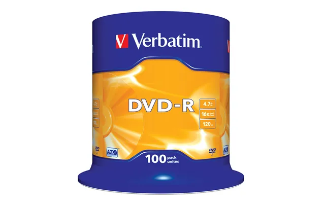Verbatim Dvd-r Matt Silver 4.7 Gb 100 Pc S