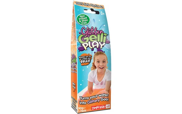 Zimpli Kids Glitter Gelli Play Orange