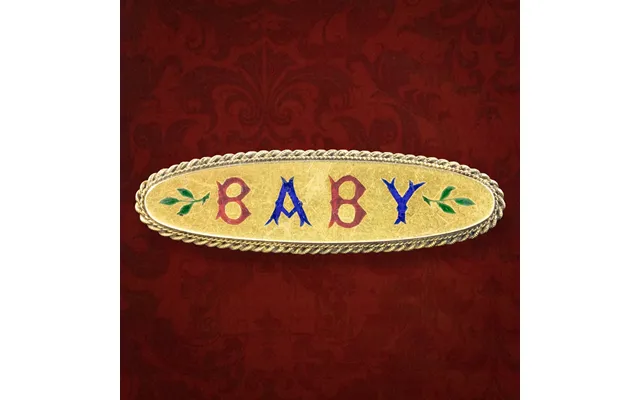 Antique Victorian Baby Christening Brooch 15ct Gold With Box product image