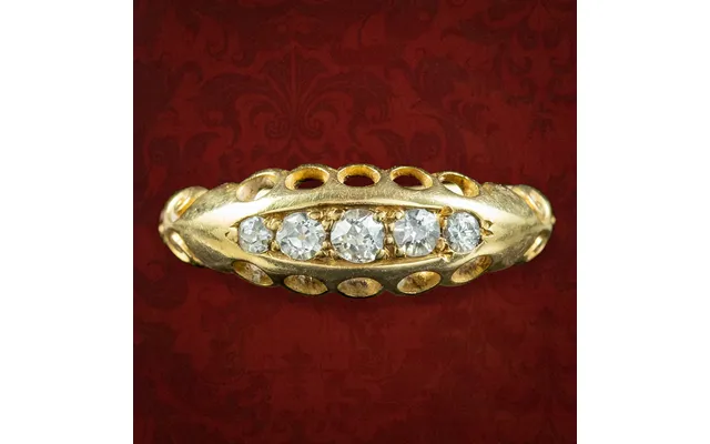Antique Victorian Diamond Five Stone Ring 0.16ct Total