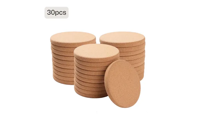 Cork Coasters For Drinks 10pcs 30pcs - 30 Pcs
