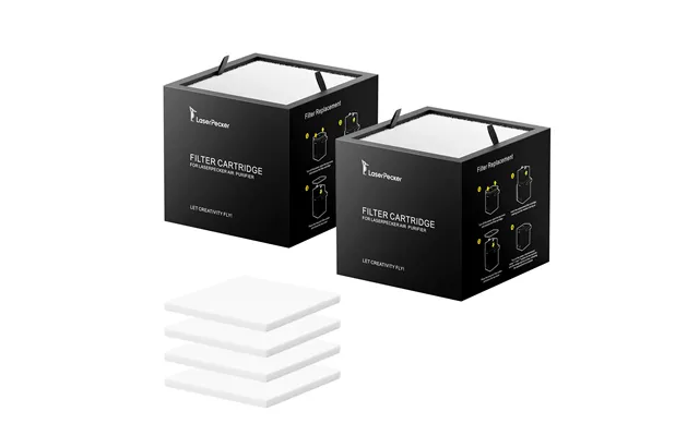 Laserpecker Air Purifer Filter Set 2 Sets - Desktop Air Purifier Filter Pack