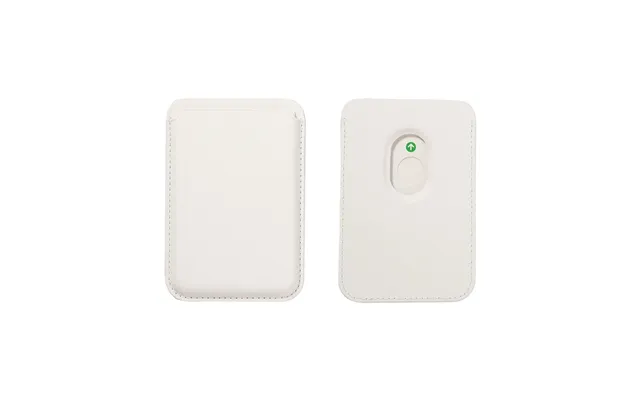 Magnetic Leather Card Holder For Iphone 2pcs - White