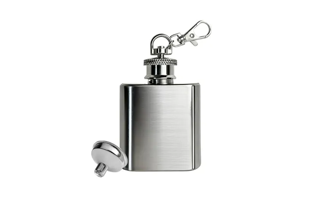 Mini Stainless Steel Flask With Funnel, Pocket Flask Keychain 1 Oz - Mini Stainless Steel Flask Keychain Set 1set