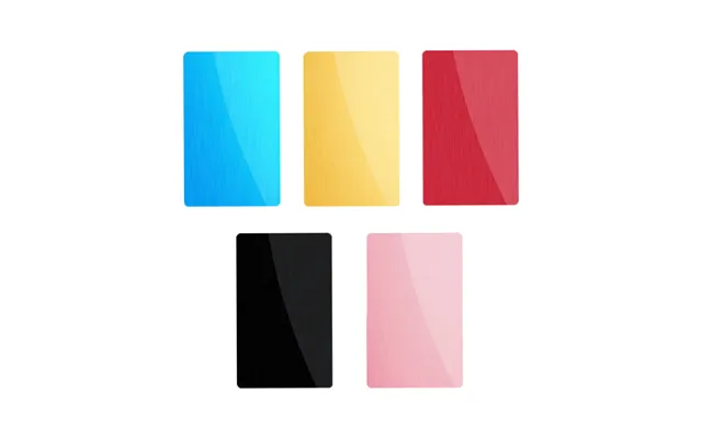 Multicolor Aluminum Metal Business Cards 100pcs