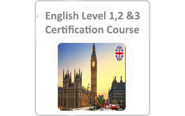 English Level 1,2 &3 Certification Course