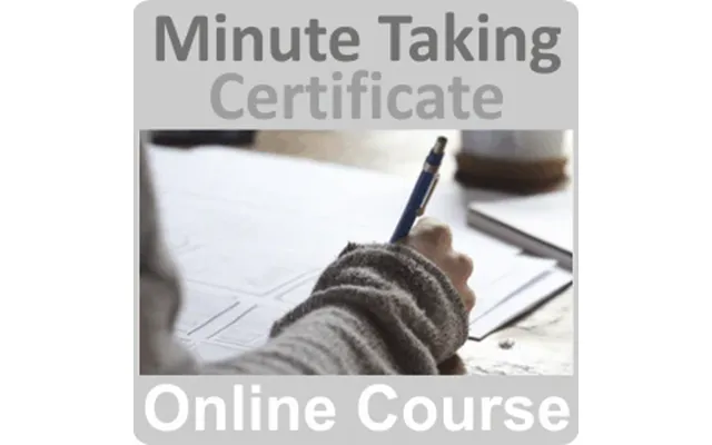 Minute Taking Certificate Training Course