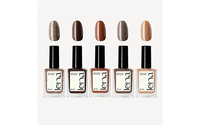Lena Breathable Nail Polish Bundle - A Brown For Every Outfit