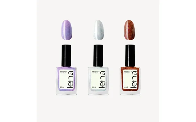Lena Breathable Nail Polish Bundle - Glow Get 'em
