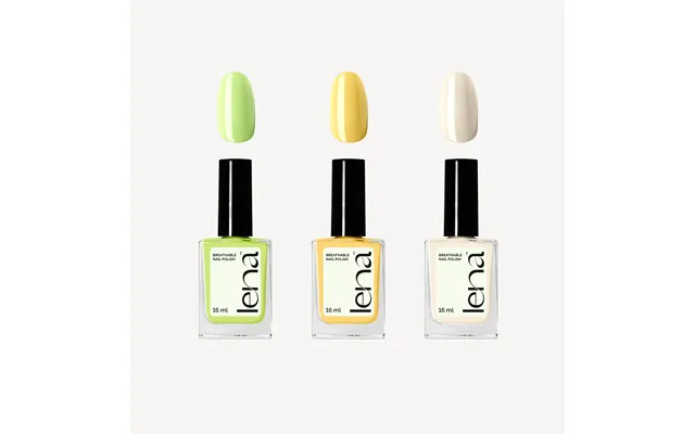 Lena Breathable Nail Polish Bundle - Lemonade & Late Replies
