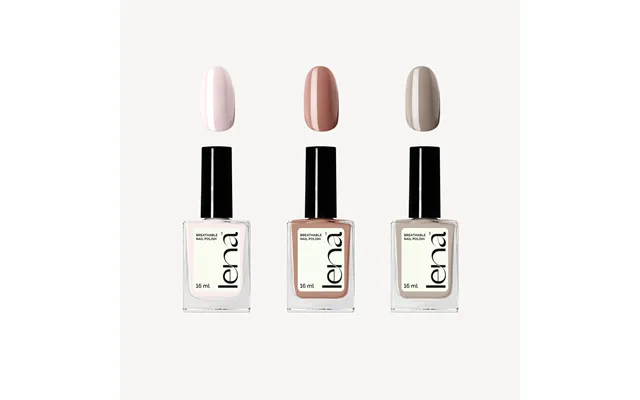Lena Breathable Nail Polish Bundle - Modestly Nude