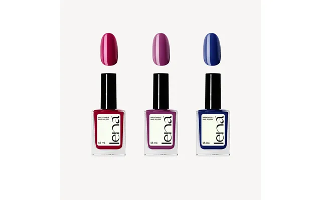 Lena Breathable Nail Polish Bundle - Sip Sip, Date Date