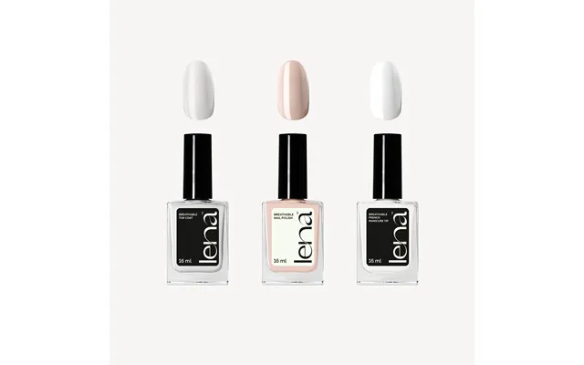 Lena Breathable Nail Polish - French Manicure Set 01