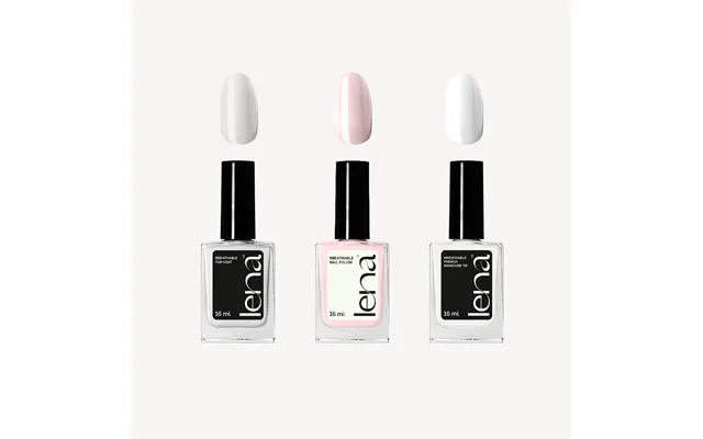 Lena Breathable Nail Polish - French Manicure Set 02