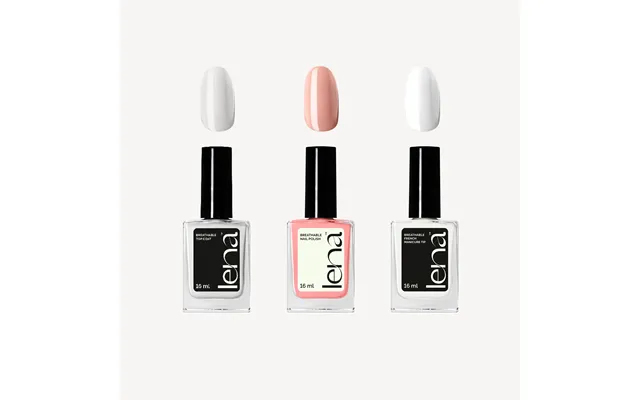 Lena Breathable Nail Polish - French Manicure Set 04