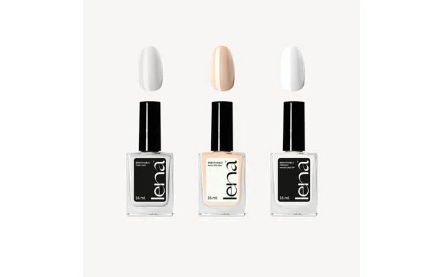 Lena Breathable Nail Polish - French Manicure Set 05