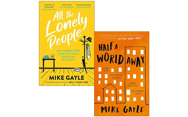 Mike Gayle 2 Books Collection Set All The Lonely People & Half A World Away - Fiction