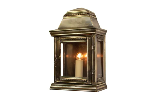 414 Stable 1 Light Exterior Wall Light - Product Finish Polished Brass