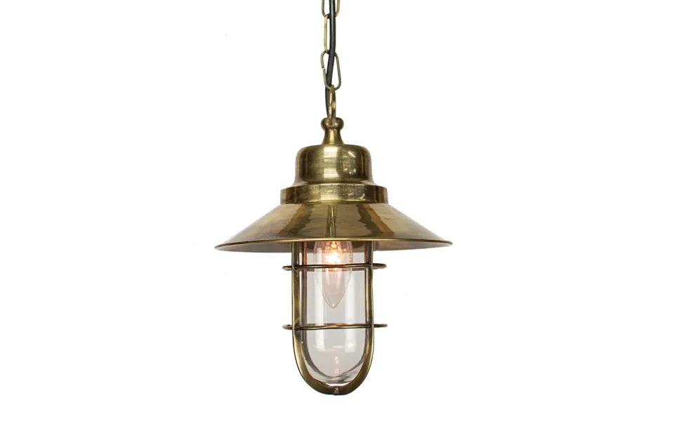 448 Wheelhouse 1 Light Exterior Pendant - Product Finish Antique