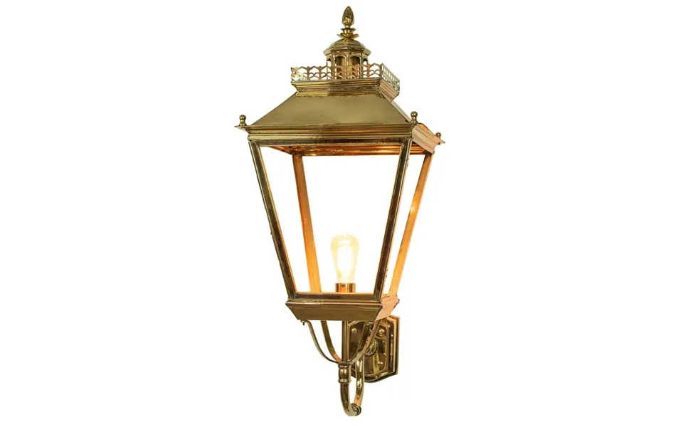 502a Large Chateau 1 Light Exterior Wall Light - Product Finish Light Antique