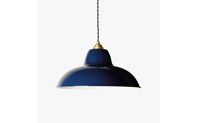 Anglepoise 33111 Original 1227 Midi Wide Brass Pendant In Ink Blue