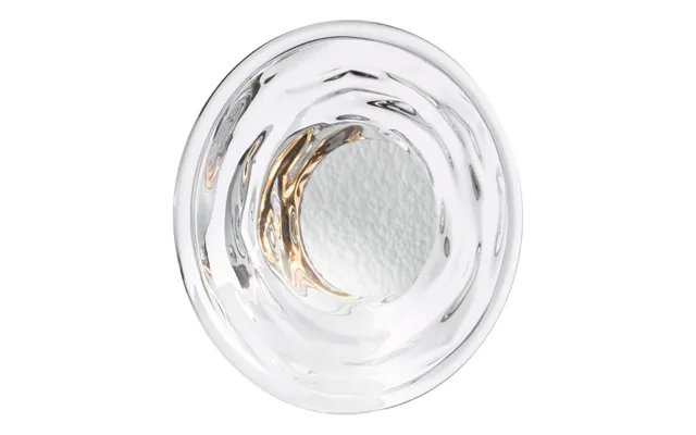 Dar Lighting Dewey Led Wall Light In Textured Glass