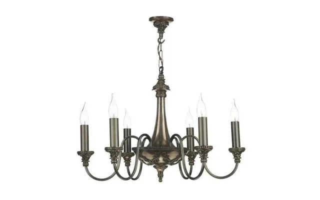 David Hunt Lighting Bai0663 Bailey 6 Light Ceiling Pendant In Bronze