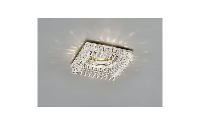 Diyas Il30834ch Square Crystal Downlight Frame In Polished Chrome