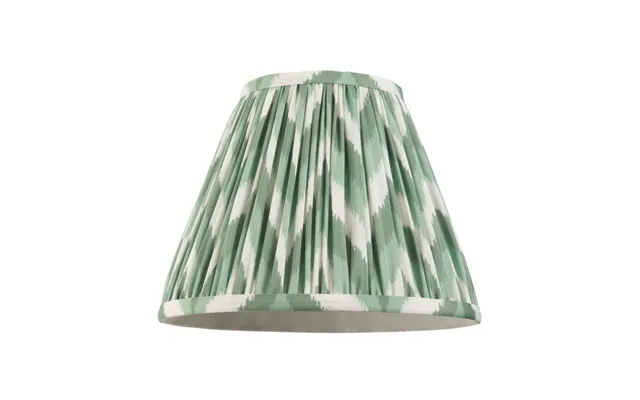 Endon 113066 Zigzag Tapered Lamp Shade 25 Cm In Cotswold Green