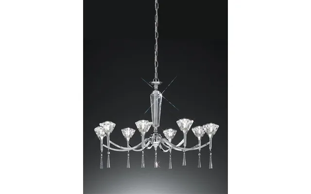 F2237 8 Chrome 8 Light Chandelier