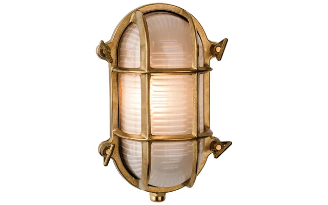 Firstlight 3433br Nautical Solid Brass Oval Bulkhead Exterior Light