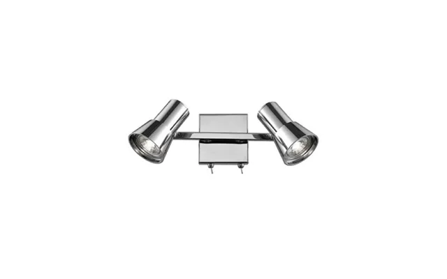 Franklite Spot9032 Two Light Wall Spotight In Chrome