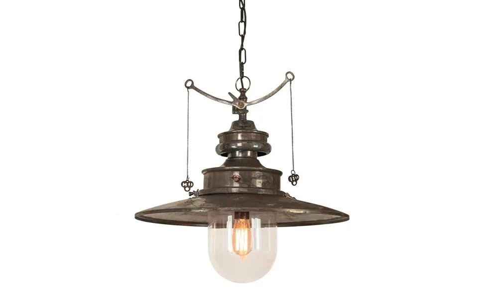 Large Paddington 440l Traditional Solid Copper And Brass Ceiling Pendant - Product Details Clear Glass-product Finish Li