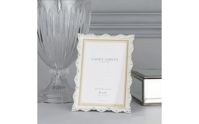 Laura Ashley La3756173-q Sherfield Photo Frame In Polished Silver Finish 5 X 7