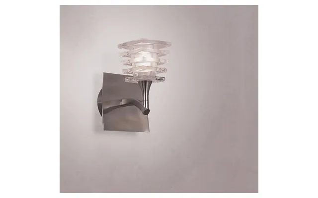M0028 S Keops 1 Light Satin Nickel Switched Wall Lamp