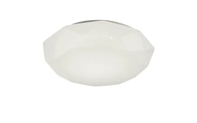 Mantra M5935 Diamante Ii Large Led Warm White Flush Ceiling Light In White - Dia 520mm