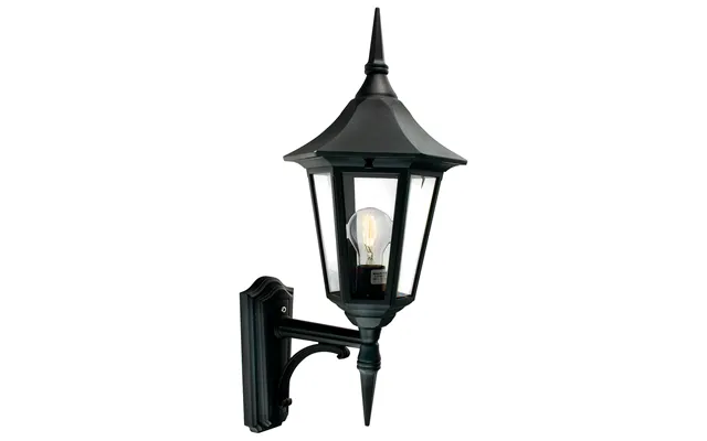 Norlys V1 Black Valencia Exterior Wall Lantern - Ip54