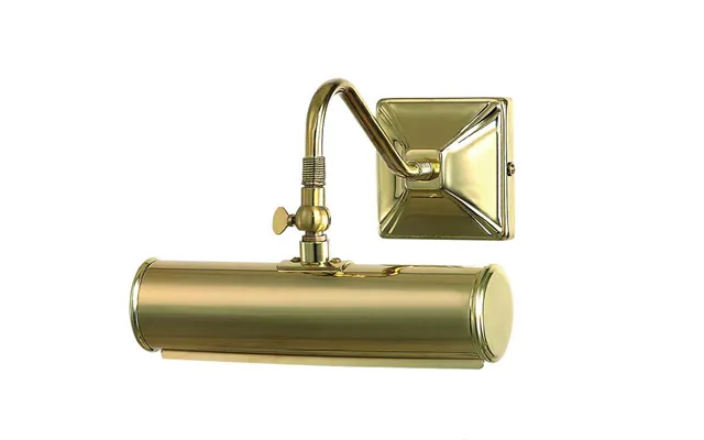 Pl1 10 Pb Small Traditional Picture Light In Polished Brass
