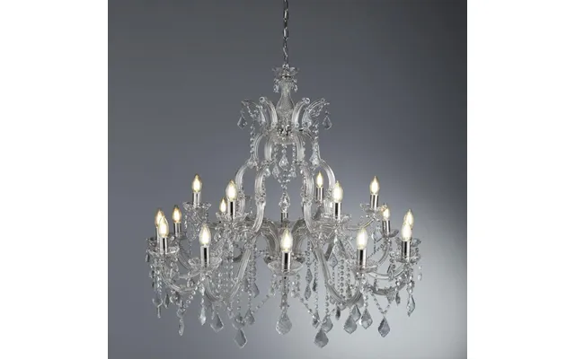 Searchlight 3314-18 Marie Therese 18 Light Ceiling Chandelier In Chrome