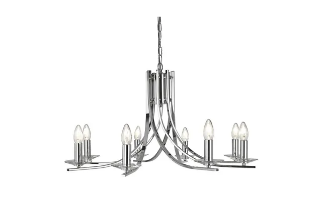 Searchlight 4168-8cc Ascona 8 Light Multi Arm Ceiling Light Polished Chrome