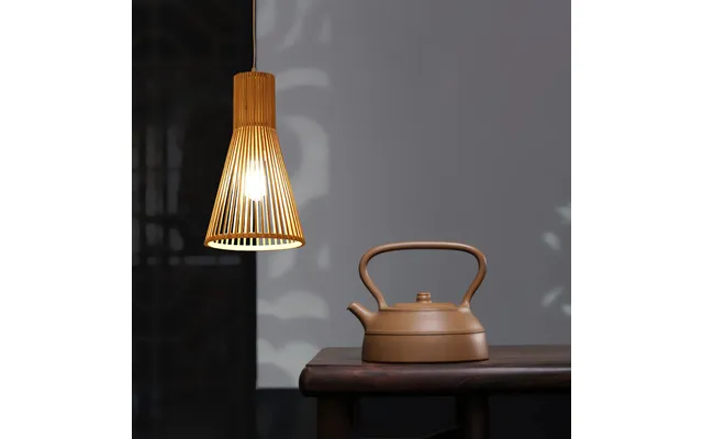 Beacon-style Wooden Led Pendant Light